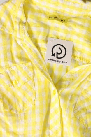 Дамска риза Terranova, Размер L, Цвят Жълт, Цена 11,44 лв.