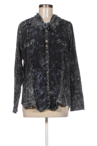Γυναικείο πουκάμισο Tredy, Μέγεθος XL, Χρώμα Μπλέ, Τιμή 7,67 €
