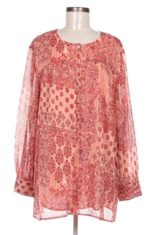 Γυναικείο πουκάμισο Triangl, Μέγεθος XXL, Χρώμα Κόκκινο, Τιμή 27,83 €
