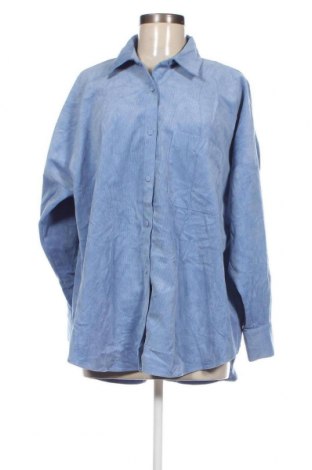 Γυναικείο πουκάμισο Zara, Μέγεθος L, Χρώμα Μπλέ, Τιμή 16,70 €