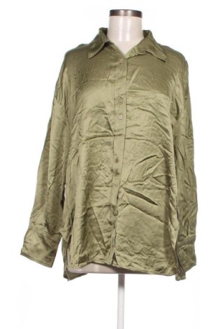 Γυναικείο πουκάμισο Zara, Μέγεθος M, Χρώμα Πράσινο, Τιμή 16,70 €