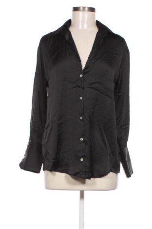 Дамска риза Zara, Размер S, Цвят Черен, Цена 12,15 лв.