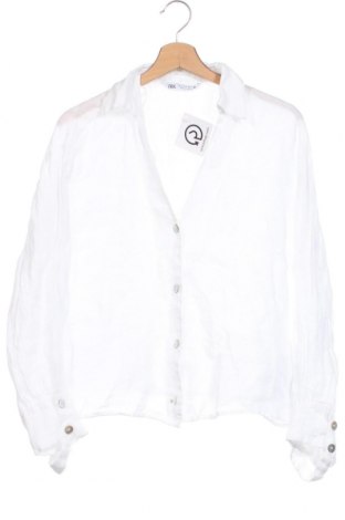 Дамска риза Zara, Размер XS, Цвят Бял, Цена 16,42 лв.