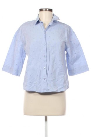 Γυναικείο πουκάμισο Zara, Μέγεθος M, Χρώμα Μπλέ, Τιμή 13,81 €