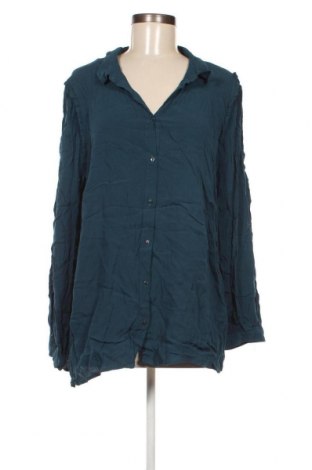 Γυναικείο πουκάμισο Zizzi, Μέγεθος L, Χρώμα Μπλέ, Τιμή 4,45 €