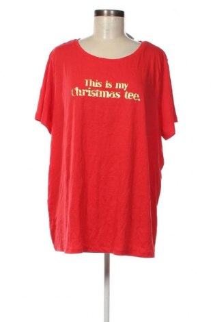Γυναικείο t-shirt Anko, Μέγεθος XXL, Χρώμα Κόκκινο, Τιμή 10,74 €
