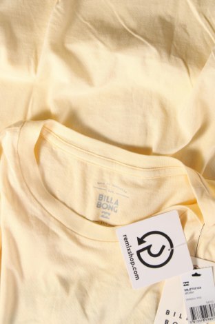 Γυναικείο t-shirt Billabong, Μέγεθος M, Χρώμα Κίτρινο, Τιμή 18,56 €
