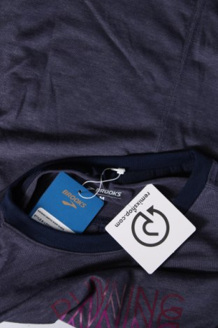 Γυναικείο t-shirt Brooks, Μέγεθος M, Χρώμα Μπλέ, Τιμή 18,56 €