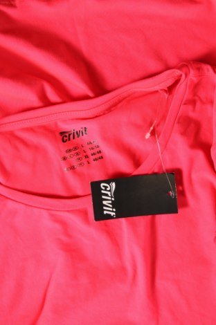 Γυναικείο t-shirt Crivit, Μέγεθος XL, Χρώμα Ρόζ , Τιμή 10,74 €