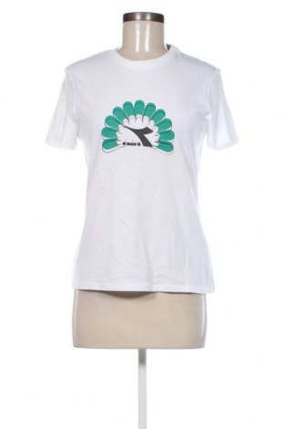 Damen T-Shirt Diadora, Größe S, Farbe Weiß, Preis 19,18 €