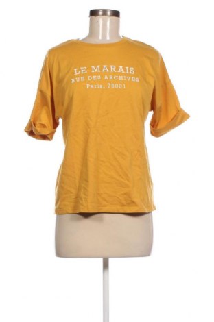 Дамска тениска F&F, Размер M, Цвят Жълт, Цена 8,21 лв.