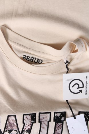 Γυναικείο t-shirt Guess, Μέγεθος S, Χρώμα  Μπέζ, Τιμή 37,11 €