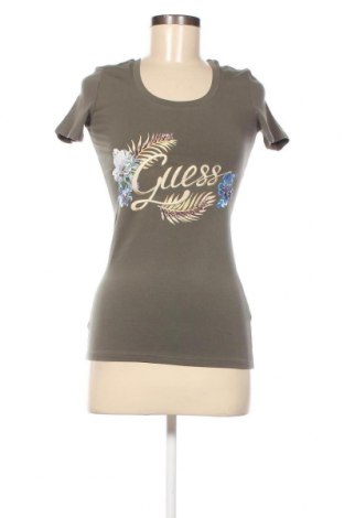 Γυναικείο t-shirt Guess, Μέγεθος S, Χρώμα Πράσινο, Τιμή 22,27 €