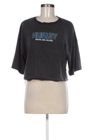 Γυναικείο t-shirt Hurley, Μέγεθος S, Χρώμα Γκρί, Τιμή 19,18 €