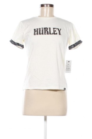 Γυναικείο t-shirt Hurley, Μέγεθος S, Χρώμα Λευκό, Τιμή 31,96 €