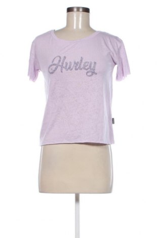 Γυναικείο t-shirt Hurley, Μέγεθος S, Χρώμα Βιολετί, Τιμή 31,96 €