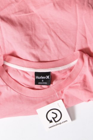 Γυναικείο t-shirt Hurley, Μέγεθος S, Χρώμα Ρόζ , Τιμή 12,78 €