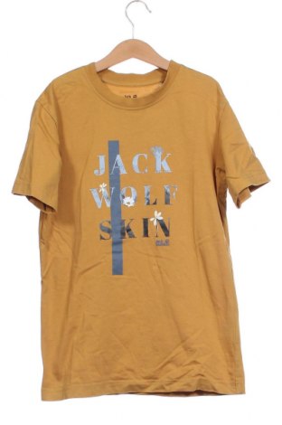 Γυναικείο t-shirt Jack Wolfskin, Μέγεθος XS, Χρώμα Κίτρινο, Τιμή 20,25 €