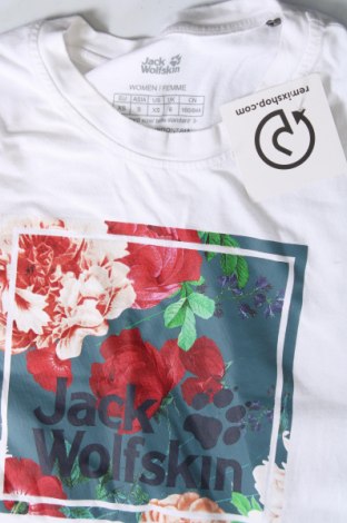 Damen T-Shirt Jack Wolfskin, Größe XS, Farbe Weiß, Preis € 18,03