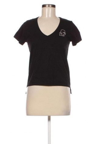 Γυναικείο t-shirt Karl Lagerfeld, Μέγεθος XS, Χρώμα Μαύρο, Τιμή 21,70 €