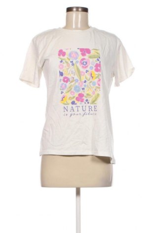 Γυναικείο t-shirt LCW, Μέγεθος M, Χρώμα Λευκό, Τιμή 9,28 €