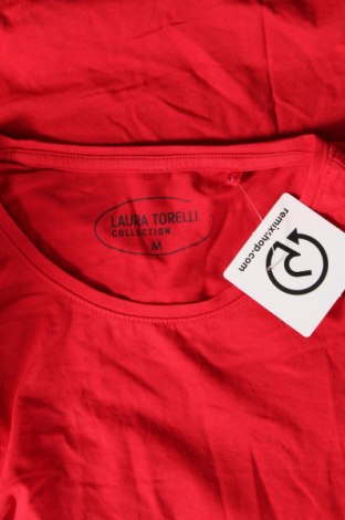 Γυναικείο t-shirt Laura Torelli, Μέγεθος M, Χρώμα Κόκκινο, Τιμή 7,00 €