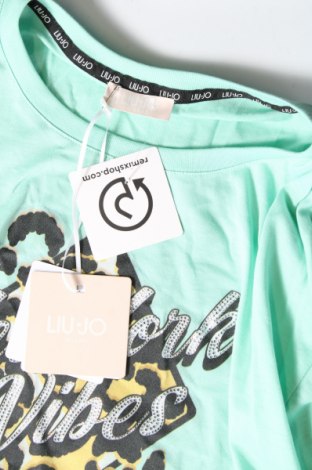 Damen T-Shirt Liu Jo, Größe S, Farbe Grün, Preis 24,12 €