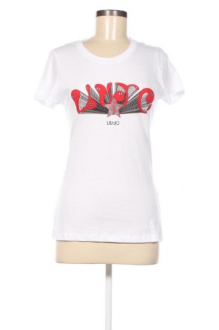 Γυναικείο t-shirt Liu Jo, Μέγεθος S, Χρώμα Λευκό, Τιμή 60,31 €