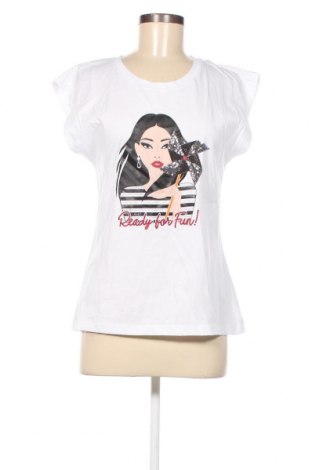 Damen T-Shirt Liu Jo, Größe S, Farbe Weiß, Preis 60,31 €