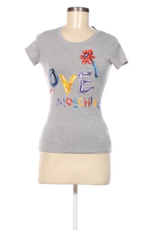 Γυναικείο t-shirt Love Moschino, Μέγεθος S, Χρώμα Γκρί, Τιμή 42,06 €