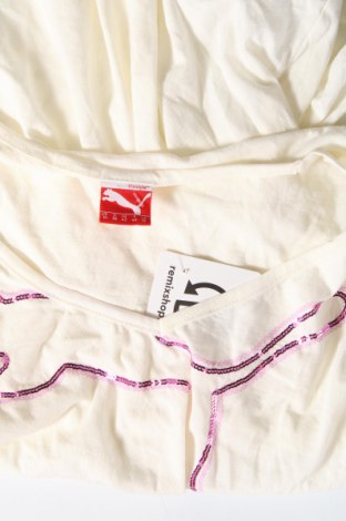 Γυναικείο t-shirt PUMA, Μέγεθος M, Χρώμα Εκρού, Τιμή 14,00 €