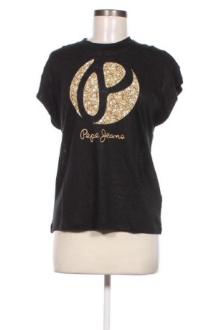 Damen T-Shirt Pepe Jeans, Größe S, Farbe Schwarz, Preis € 19,18