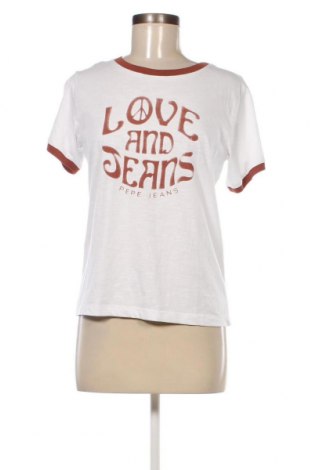 Damen T-Shirt Pepe Jeans, Größe S, Farbe Weiß, Preis € 31,96
