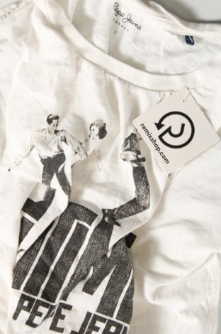Дамска тениска Pepe Jeans, Размер S, Цвят Бял, Цена 27,00 лв.