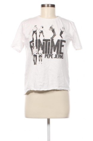 Дамска тениска Pepe Jeans, Размер S, Цвят Бял, Цена 15,39 лв.