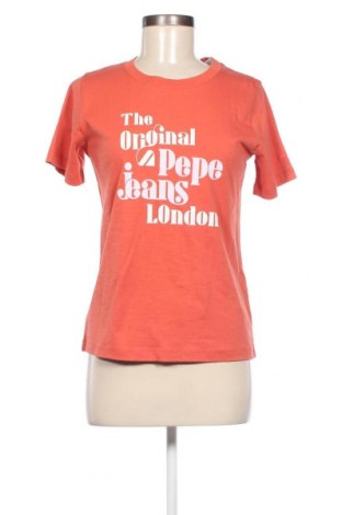 Damen T-Shirt Pepe Jeans, Größe S, Farbe Orange, Preis € 19,18
