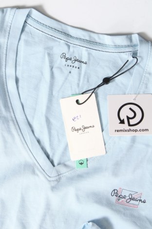 Дамска тениска Pepe Jeans, Размер XL, Цвят Син, Цена 62,00 лв.