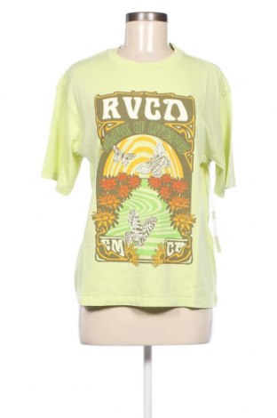 Damen T-Shirt RVCA, Größe XS, Farbe Grün, Preis 18,56 €