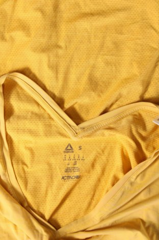 Дамска тениска Reebok, Размер S, Цвят Жълт, Цена 30,77 лв.