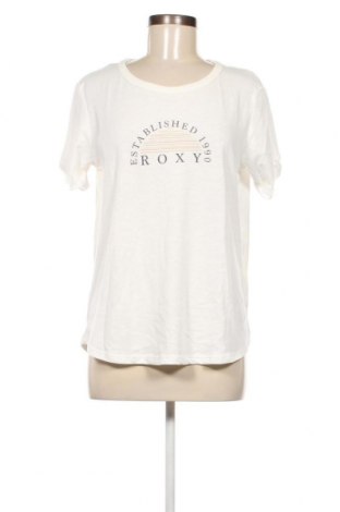 Γυναικείο t-shirt Roxy, Μέγεθος L, Χρώμα Λευκό, Τιμή 11,14 €