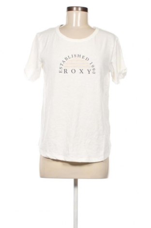 Γυναικείο t-shirt Roxy, Μέγεθος M, Χρώμα Λευκό, Τιμή 7,42 €