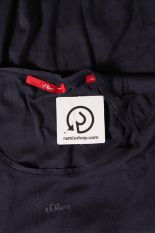 Γυναικείο t-shirt S.Oliver, Μέγεθος L, Χρώμα Μπλέ, Τιμή 8,18 €