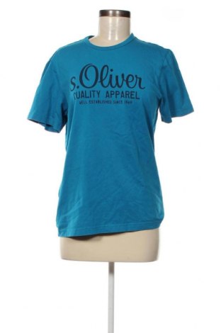Dámske tričko S.Oliver, Veľkosť M, Farba Modrá, Cena  4,80 €
