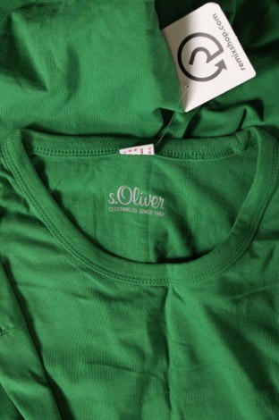 Γυναικείο t-shirt S.Oliver, Μέγεθος XL, Χρώμα Πράσινο, Τιμή 8,18 €