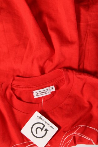 Дамска тениска Stefanel, Размер M, Цвят Червен, Цена 54,80 лв.