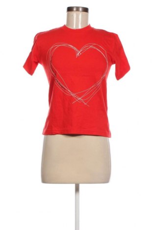 Γυναικείο t-shirt Stefanel, Μέγεθος M, Χρώμα Κόκκινο, Τιμή 30,37 €