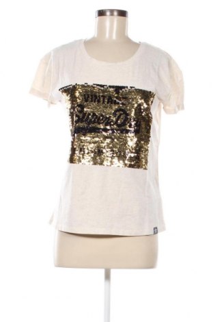 Damen T-Shirt Superdry, Größe M, Farbe Beige, Preis € 12,37