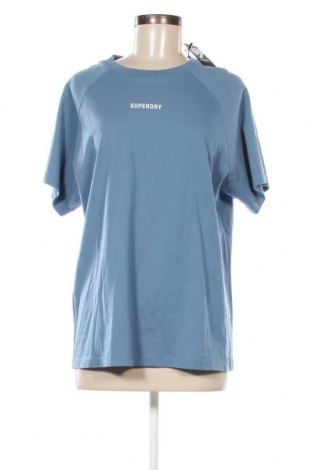 Γυναικείο t-shirt Superdry, Μέγεθος M, Χρώμα Μπλέ, Τιμή 12,37 €