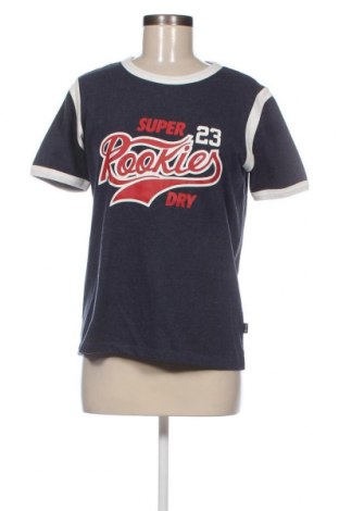 Γυναικείο t-shirt Superdry, Μέγεθος M, Χρώμα Μπλέ, Τιμή 11,34 €