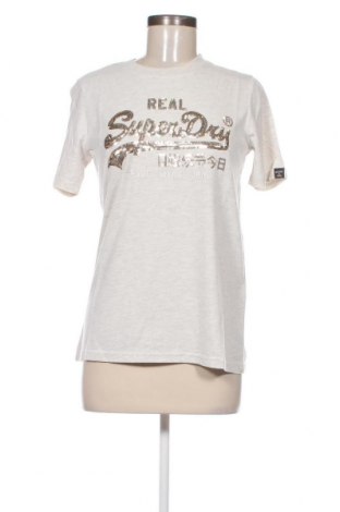 Damen T-Shirt Superdry, Größe S, Farbe Grau, Preis 12,37 €